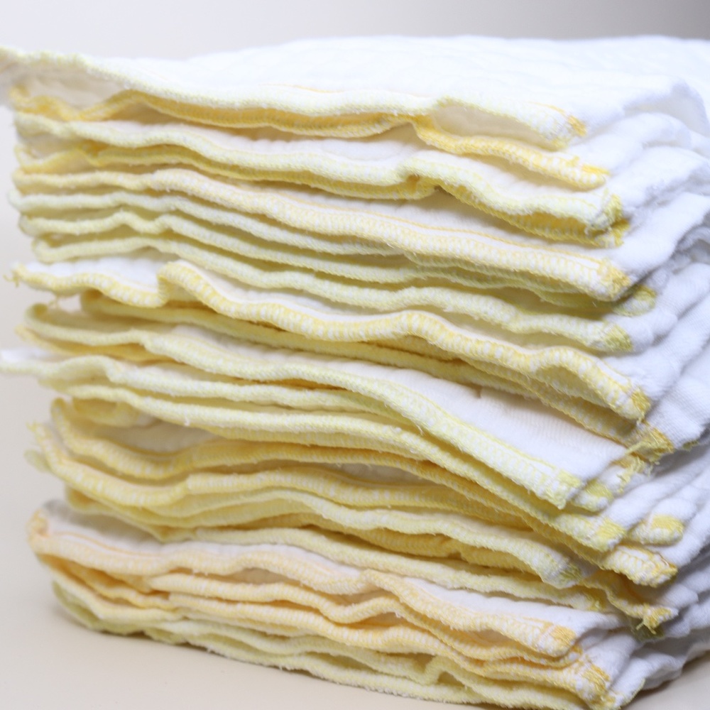 Newborn cotton prefold diapers- 30 count